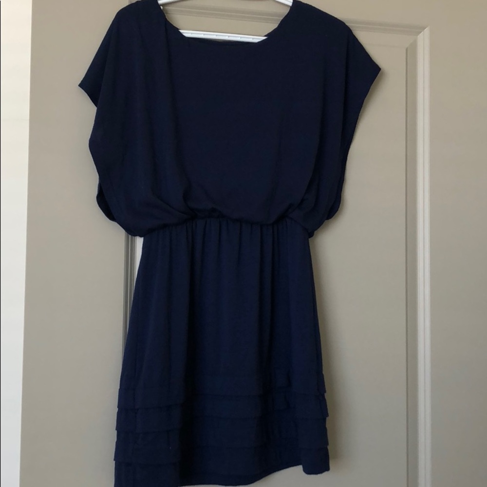 Blue casual dress